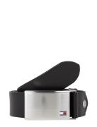 Th Plaque Belt 3.5 Adj Tommy Hilfiger Black