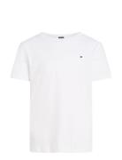 Boys Basic Cn Knit S/S Tommy Hilfiger White