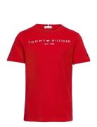 Essential Tee S/S Tommy Hilfiger Red