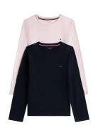 2 Pk Ls Tee Tommy Hilfiger Navy