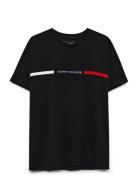 Hilfiger Chest Insert Tee Tommy Hilfiger Black