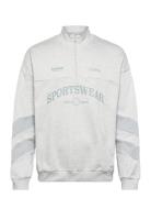 Hmlover D Halfzip Sw Hummel Grey