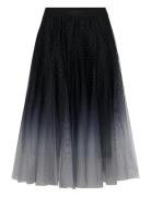 Crglittery Mesh Skirt Cream Navy