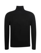 Ls Merino Mock Neck Swtr Calvin Klein Black