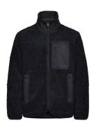 Teddy Fleece Zip Through Tommy Hilfiger Black