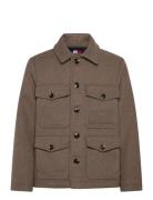 Wool 4Pkt Jacket Tommy Hilfiger Brown
