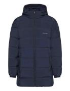Ls Bonded Chnnld Long Hooded Puf Calvin Klein Navy