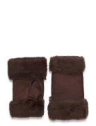 Rhsydney Shearling Half Mittens Rosemunde Brown