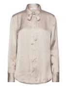 Rwmessina Ls Bow Shirt Rosemunde Cream