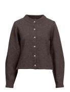 Objzari L/S Re Knit Cardigan 142 Object Brown