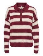 Onltalio Ls Polo Neck Bf Knt ONLY Red