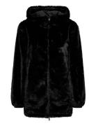Carcandy Rev. Parka Coat Otw ONLY Carmakoma Black