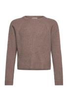 Nkfrikine Ls Short Knit Pullover Pb Name It Brown