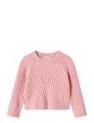 Nmfrikine Ls Short Knit Pullover Pb Name It Pink