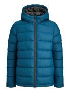 Jcopoint Pu Puffer Jacket Bf Jnr Jack & J S Blue