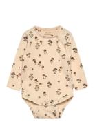 Body L/S Printed Petit Piao Beige