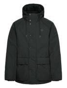 Padded Zip Through Jkt Fred Perry Black