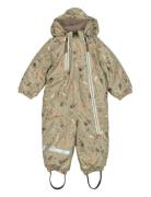 Pu Snow Suit 2 Zip - Aop Mikk-line Beige