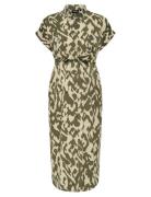 Olmhannover Life S/S Shirt Dress Noos Only Maternity Khaki