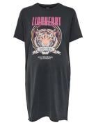 Olmlucy Life S/S Animal Dress Jrs Noos Only Maternity Black