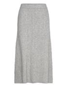 A-Line Cable Skirt Davida Cashmere Grey