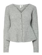 Yasdolly Ls Knit Cardigan S. Noos YAS Grey