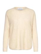 Brushed Curved Sweater Davida Cashmere Cream