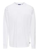 Osjfred Life Loose Ls Tee Jrs Noos ONLY & SONS White