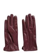 Pccellie Smart Gloves Noos Wb Pieces Burgundy