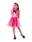 Monster High Draculaura Wig For Dress-Up Rubies Pink