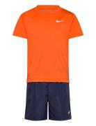 Ws-Woven Short Set Nike Orange