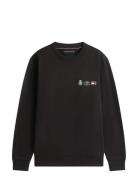 Small Crest Outline Crew Neck Tommy Hilfiger Black