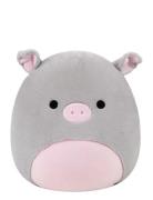 Squishmallows 50 Cm Fuzz A Mallows Bessa Pig Squishmallows Grey