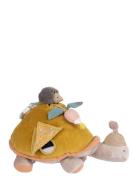 Large Activity Turtle - Trois Petits Lapins Moulin Roty Patterned