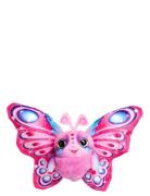 Fluffy Fly Butterfly Plush, Pink Simba Toys Patterned