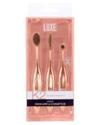 Luxe Studio Makeup Brush Set Face & Eyes K2   3 stk.