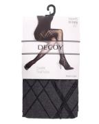 Decoy Dark Tartan Tights 70 Den Black XL