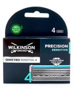 Wilkinson Sword - Quattro Titanium Sensitive   4 stk.