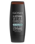 Gosh X-Ceptional Wear Foundation Long Lasting Makeup 24 Cappuccino 35 ...