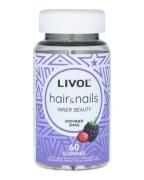 Livol Hair & Nails Inner Beauty Skovbær Gummies (Stop Beauty Waste)   ...