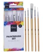 Kreativ Paintbrush set   5 stk.