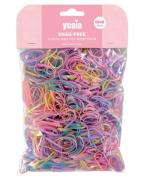 Yuaia Snag-free Elastic Hair Ties Bubblegum   1000 stk.