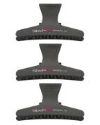 Sibel Carbon Line cc18 Hårklemmer 8,3cm - Ref. P000868   3 stk.