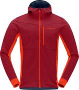 Men's Falketind Warm2 Octa Hood Arednalin/Rhubarb