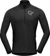 Men's Fjørå Equaliser Long Sleeve Zip Top Caviar