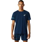 Asics Men's Visibility SS Top French Blue/Smoke Blue