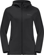 Jack Wolfskin Women's Baiselberg Hooded Full Zip Black