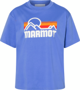 Marmot Women's Coastal Tee Short Sleeve Getaway Blue