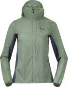 Women's Rabot Light Windbreaker Jacket Jade Green/Orion Blue