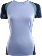 Aclima Women's LightWool Sports T-shirt Purple Impression/Navy Blazer/...